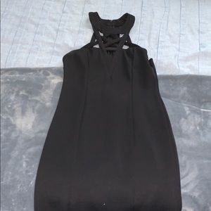 Black crossed dress
